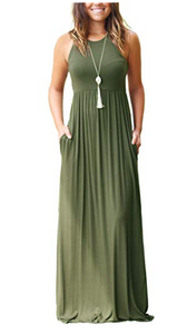 Plain Maxi Dress